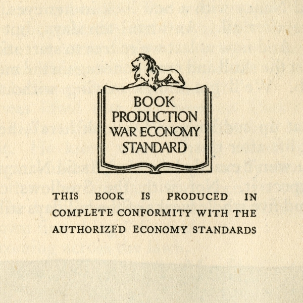 「Book Production War Economy Standard」 